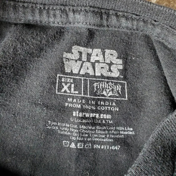 Star Wars Boys XL Neon Hope Poster Crew Neck Graphic T-Shirt - Picture 3 of 15